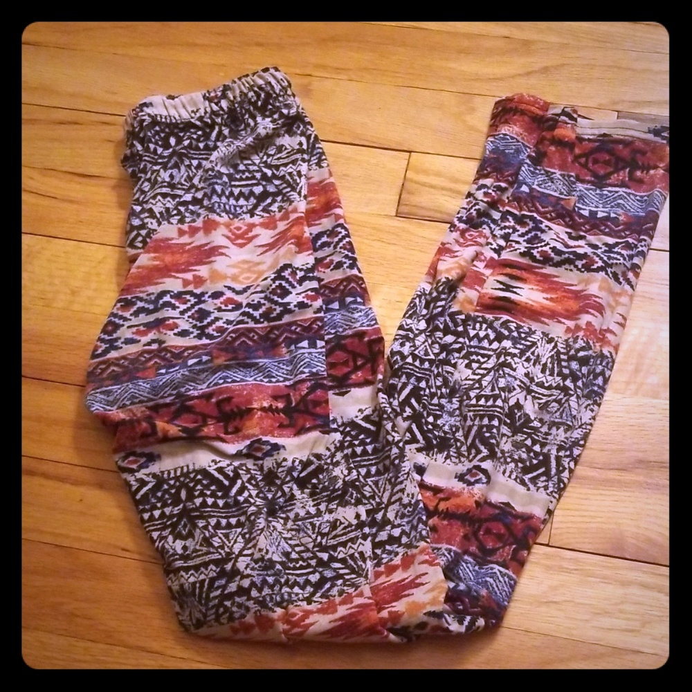 Aztec/native leggings